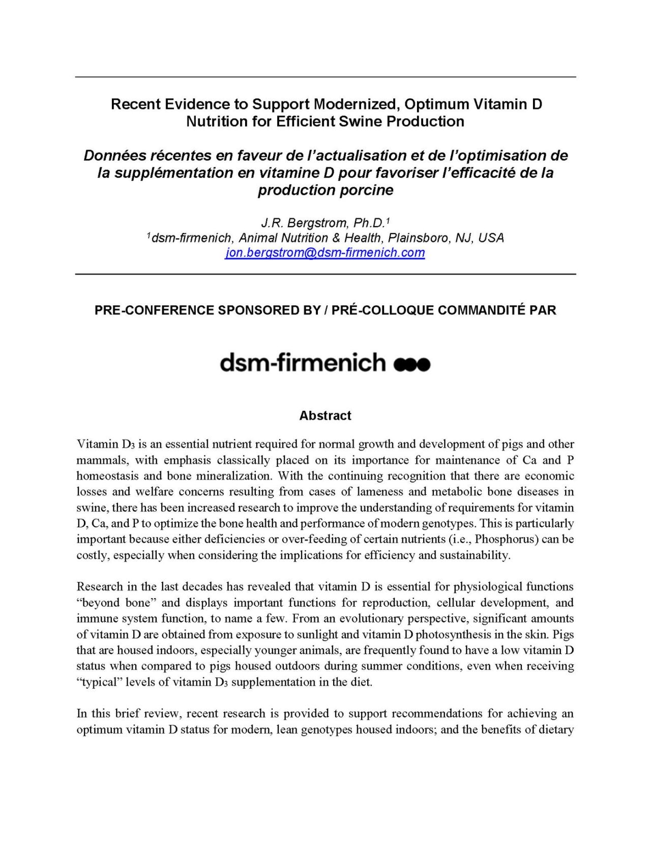 dsm-firmenich Product Forms: Quality feed additives for more sustainable farming