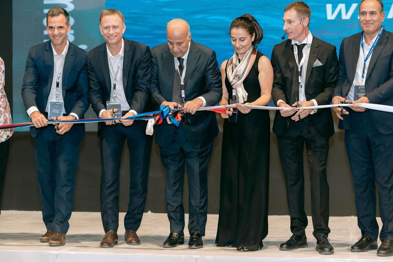 left to right: Sergio Schuler (Head of ANH EMEA-dsm-firmenich), Ivo Lansbergen (BU President Animal Nutrition & Health-dsm-firmenich), Mahmoud Al Anani (Chairman-Dakahlia), Nilgün Demir (Director, ANH Turkey Middle East & Africa-dsm-firmenich), Panayiotis Tsirtsikos (General Manager Israel, Egypt & E.Africa-dsm-firmenich), Elsayed Abdel Aziz (Site Manager, Egypt-dsm-firmenich)