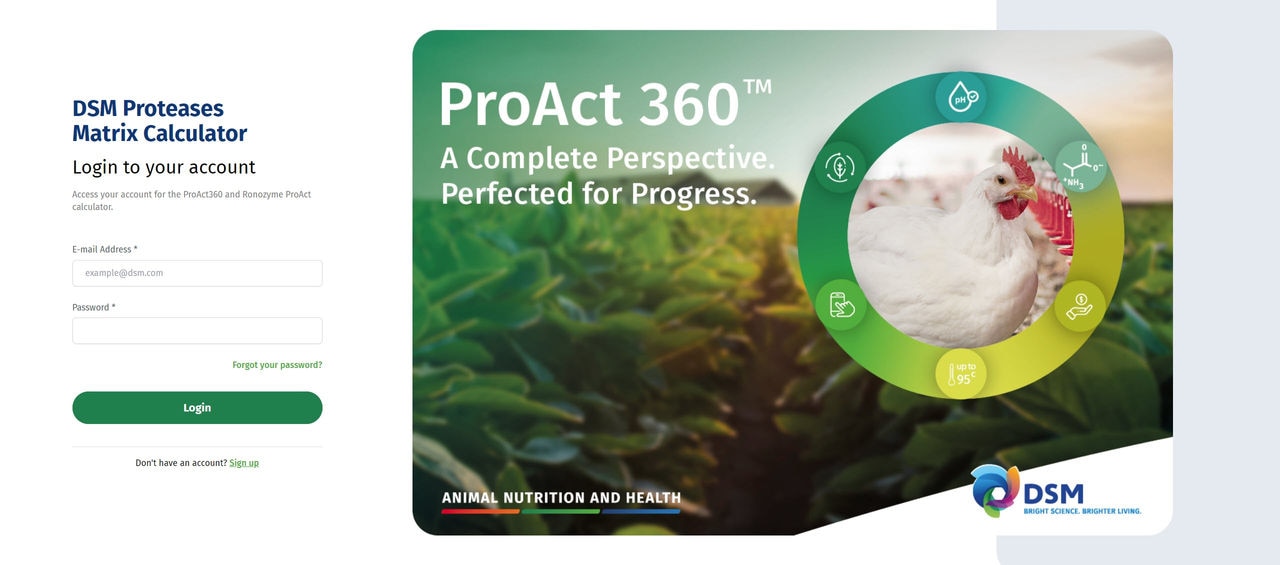 Customize the dsm-firmenich Protease effects with our web-matrix calculator