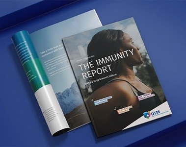 면책 보고서: 2022년과 그 이후의 면역 건강 트렌드 │ DSM-firmenich 건강, 영양 및 관리