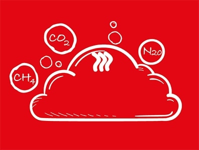 Verringerung der Emissionen aus der Tierhaltung