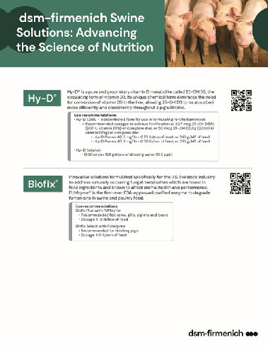 Performance Solutions Swine 2-Pager Brochure