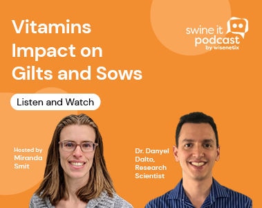 The Swine It Canada Podcast: Dr. Danyel Bueno Dalto - Vitamins Impact on Gilts and Sows