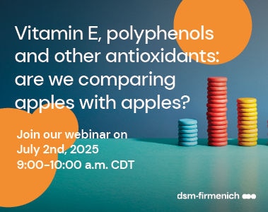 Webinar: Vitamin E, polyphenols and other antioxidants: are we comparing apples with apples?