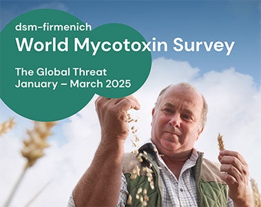 Download the dsm-firmenich World Mycotoxin Survey January to March 2025