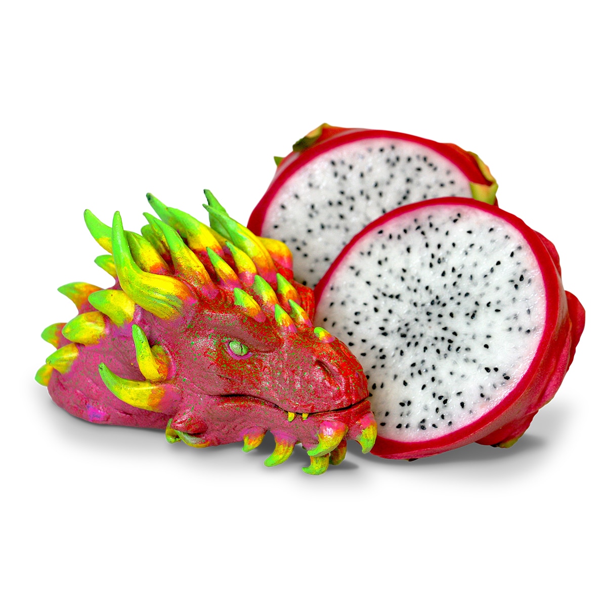 Dragon Fruit with Dragon Head
