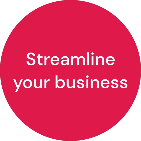 Streamline your business icon