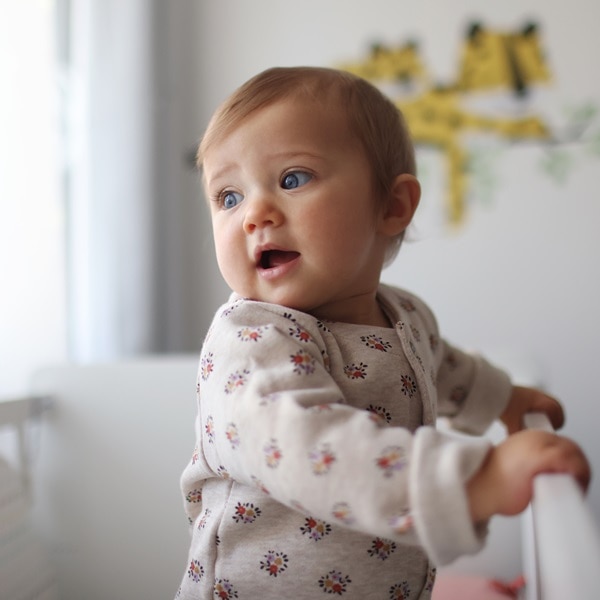 Portrait of a 1 year baby girl