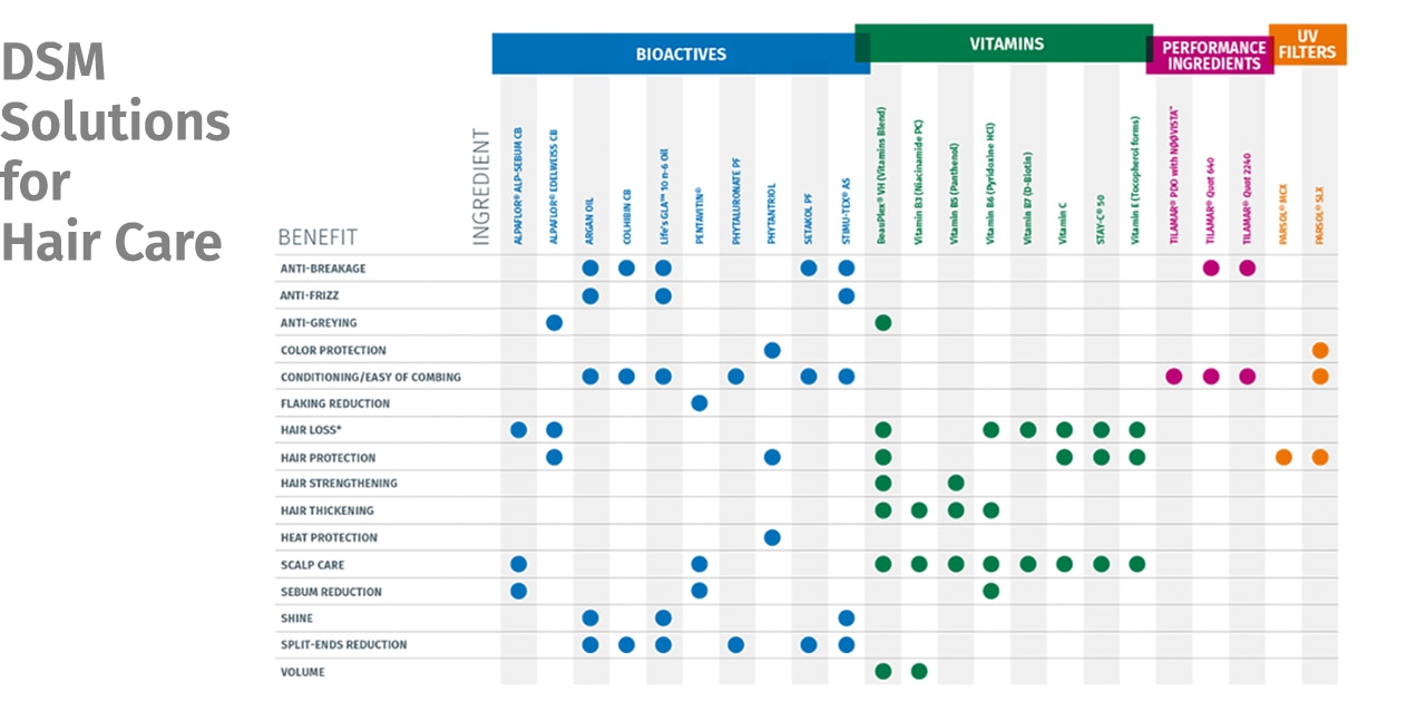 DSM Solutions for Hair Care