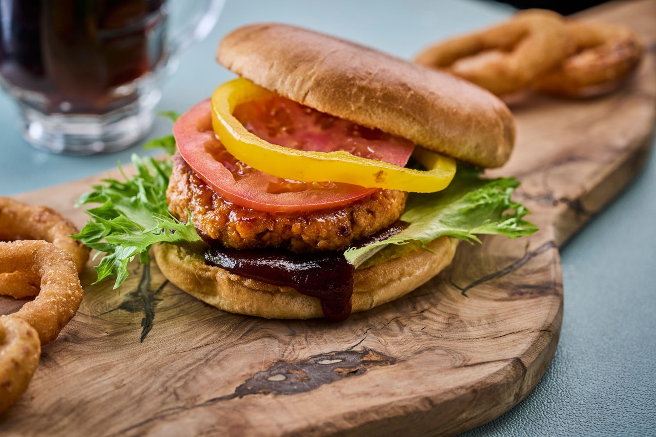plant-based burger
