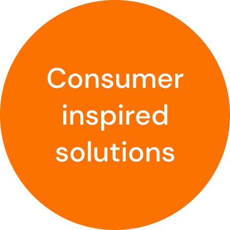 icône des solutions inspirées par les consommateurs 