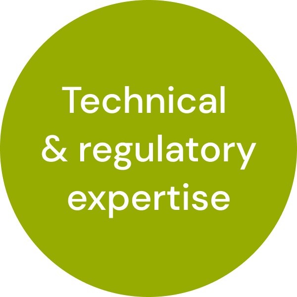 icoon voor technische en regelgevende expertise 