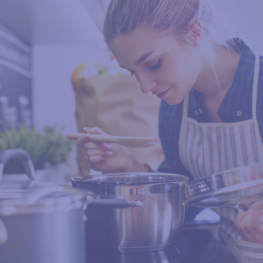Woman Cooking